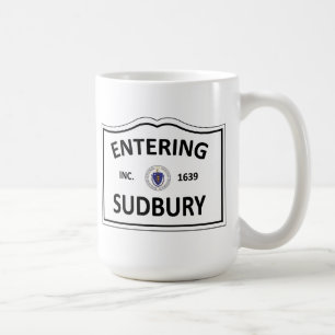 Hemstaden för SUDBURY MASSACHUSETTS samlas MORSOR Kaffemugg