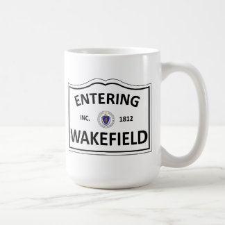 Hemstaden för WAKEFIELD MASSACHUSETTS samlas Kaffemugg