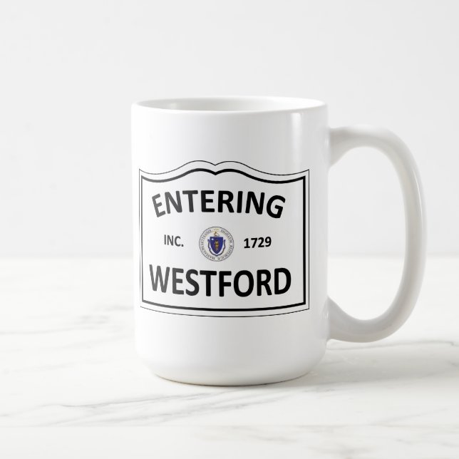 Hemstaden för WESTFORD MASSACHUSETTS samlas MORSOR Kaffemugg (Höger)