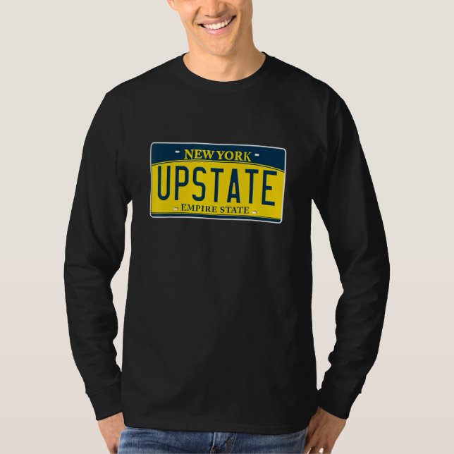 Hemstadsskylt från Upstate New York T Shirt (Framsida)