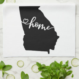 Hemstat kontur Heart Georgia Kitchen Towel Kökshandduk