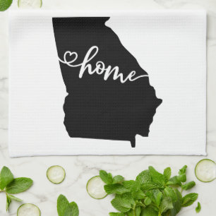 Hemstat kontur Heart Georgia Kitchen Towel Kökshandduk