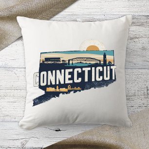Hemstat Retro Färg Connecticut Kudde