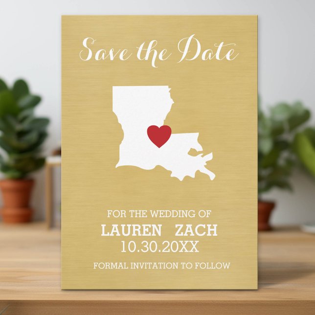 Hemstaten Bröllop spara datum Texas Datumet (Custom Save the Date Invitation with Download Option)