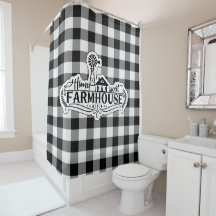 Hemsvett Farmhouse Black and White Buffalo Play