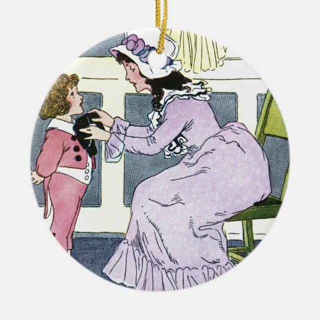 HemTies Julgransprydnad Keramik (Framsidan)