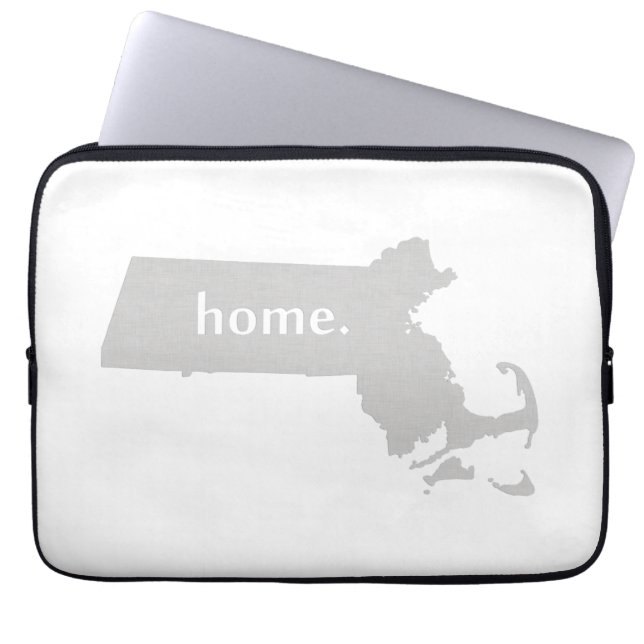 Hemtillstånd för Massachusetts Laptop Sleeve (Framsidan)