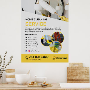 Hemtjänster Poster Städning