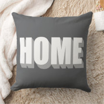 Hemtypografi - minimal enkel modern grått vit