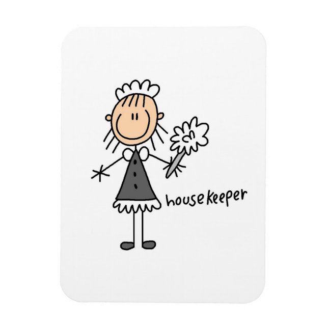 Hemvårdsstickfigur Magnet (Vertikal)