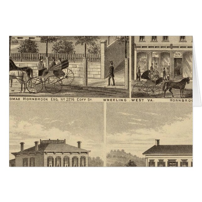 Hemvist för Thomas Hornbrook Hälsningskort (Framsidan Horizontal)