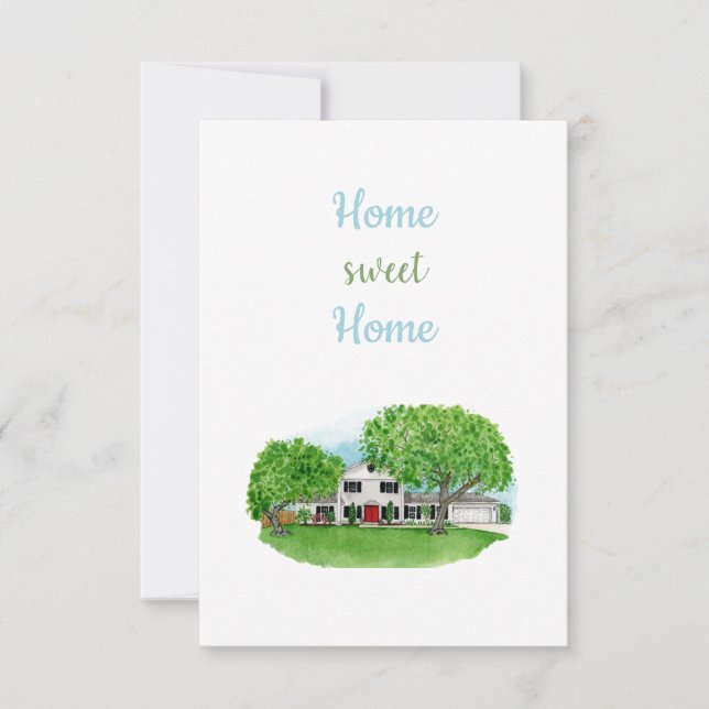 Hemvykort Tack Kort (Framsida)