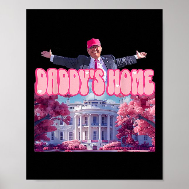 Hemynlig Trump Daddys kommer hem 2024 Poster (Framsidan)