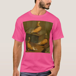 Hen Almond duva i tre olika åldrar T Shirt