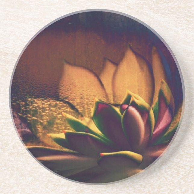 Hen and Chicks Plant Digital Art Underlägg (Framsidan)