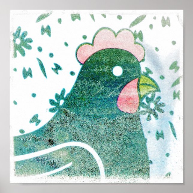 Hen Art Poster (Framsidan)