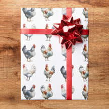 Hen Chicken Wrapping Papper