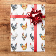 Hen Chicken Wrapping Papper