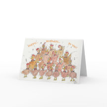 Hen Choir Grattis på födelsedagen