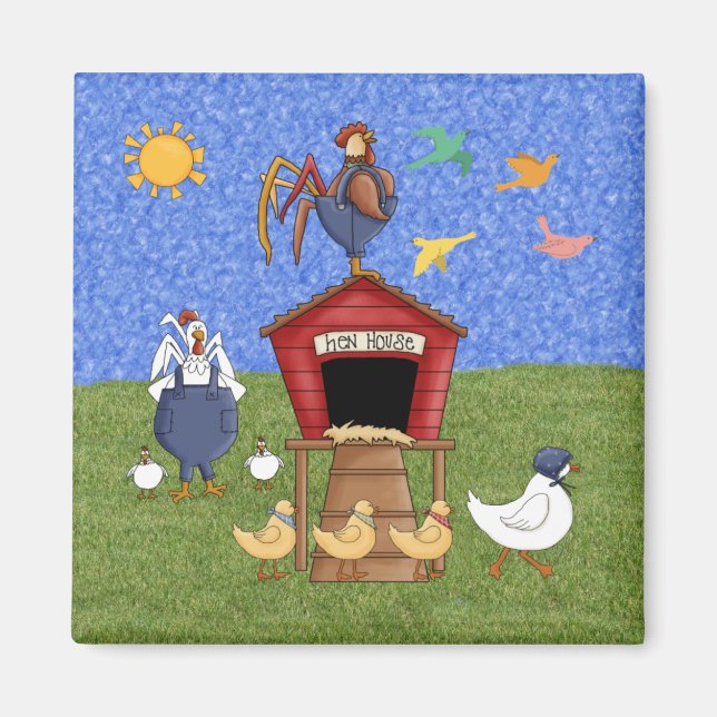 Hen House Magnet (Framsidan)