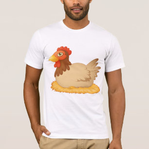 Hen Lutning på Eggs Manar T-Shirt