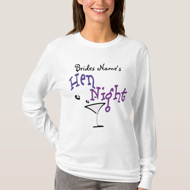 Hen Night T Shirt (Framsida)