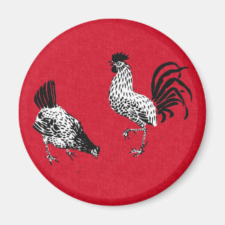 Hen och Tupp Magnet