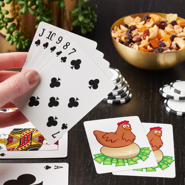 Hen på en golden Egg Casinokort (Skapare uppladdad)