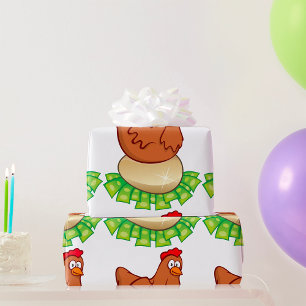 Hen på en golden Egg Presentpapper