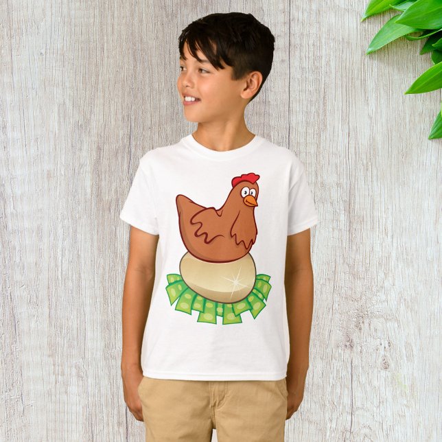 Hen på en golden Egg T Shirt (Skapare uppladdad)