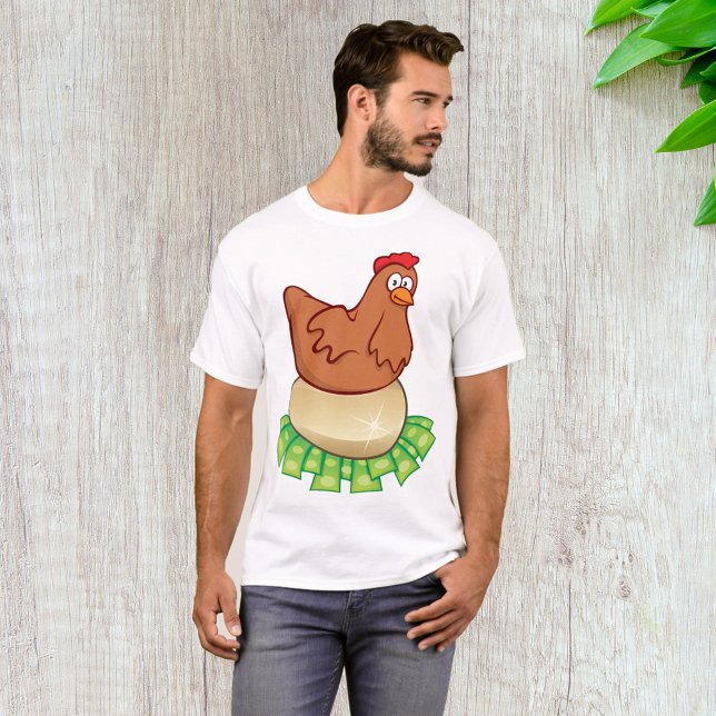 Hen på en golden Egg T Shirt (Skapare uppladdad)