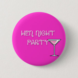 Hen Party Badge Knapp