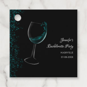Hen party blue Mocktail bachelorette Party gnistra Gåvor Etiketter