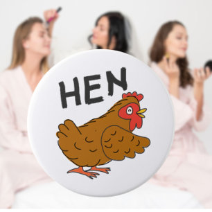 Hen party-stift för briden knapp