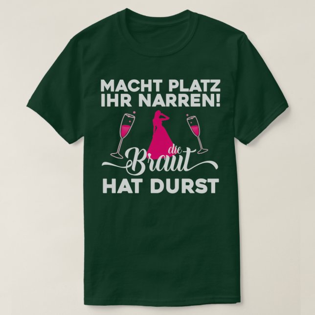 Hen Party Team Brud Present 1 T Shirt (Design framsida)