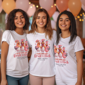 Hen Party Tee - Brides Flock - Bachelorette Party