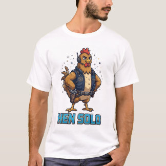 HEN SOLO Rolig T-shirt för Kycklingar