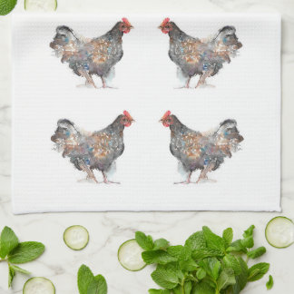 Hen Tea Towel Kökshandduk
