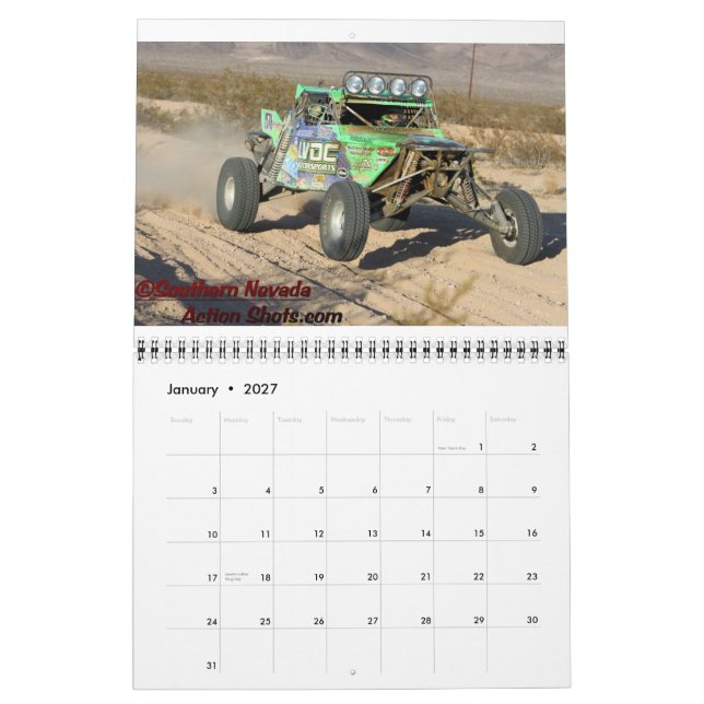 Henderson 250-kalender kalender (Jan 2027)