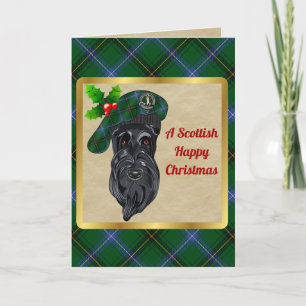 Henderson Badge & Tartan Personlig Julafton Kort