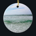 Henderson Beach State Park Julgransprydnad Keramik<br><div class="desc">Stranden vid Hendersons strandpark i Destin,  Florida.</div>