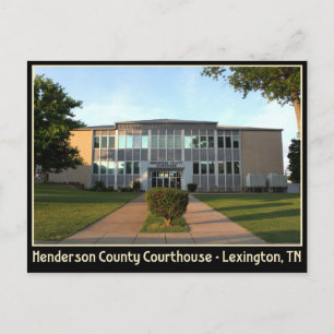 Henderson County Domstol - Lexington, TN Vykort