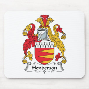 Henderson familjvapensköld musmatta