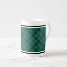 Henderson Family Tartan Grönt och Blue Play Benporslin Mugg