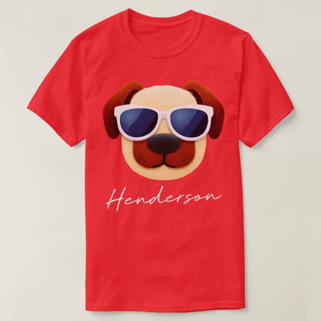 Henderson Hund T Shirt (Design framsida)
