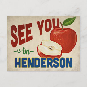 Henderson Nevada Apple - Vintage resor Vykort