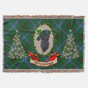 Henderson Scottie Hund jul Throw Blanket Filt