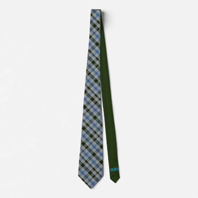 Henderson Scottish Klan Tartan Solid Grönt Initial Slips (Framsida)