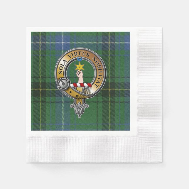Henderson Tartan & Badge Pappersservett (Framsidan)