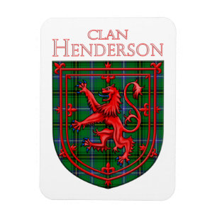 Henderson Tartan Scottish Play Lejon Rampant Magnet